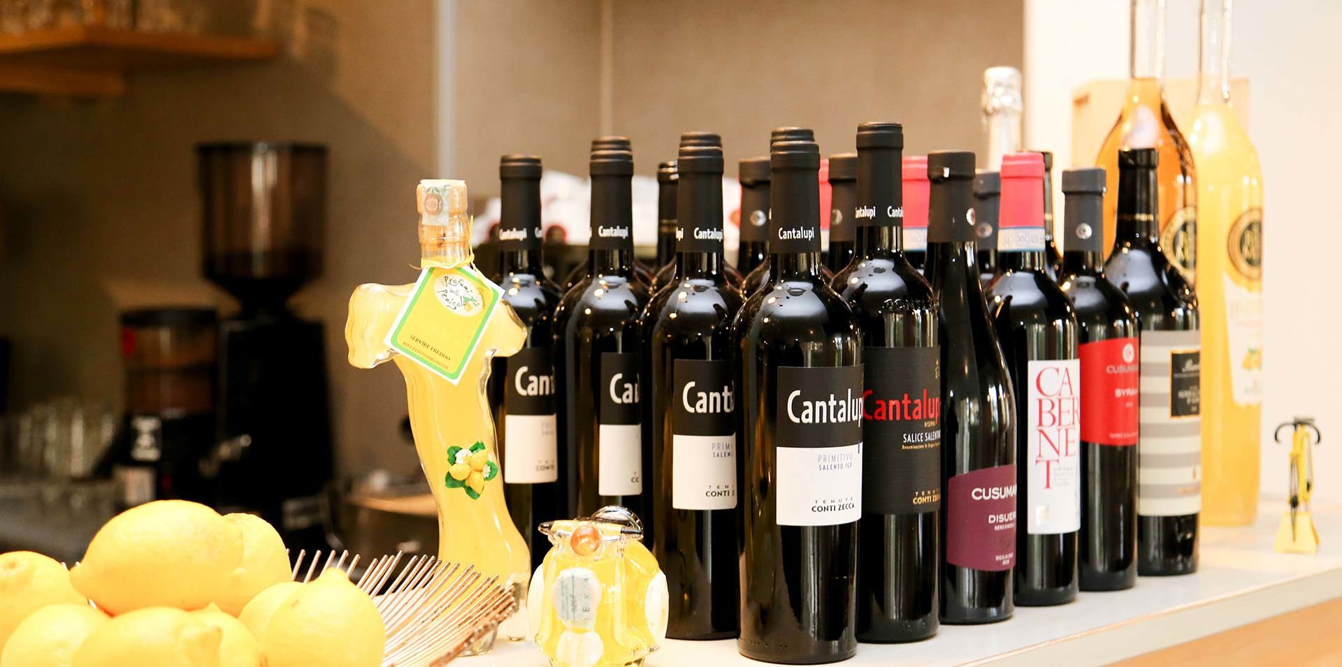 Wein im Ristorante Limoncello